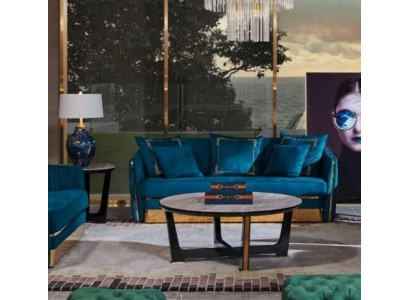 Designer Miwwel Sofa Couch 3 Sëtzer Polster Dekor Sofasen Wunnzëmmer Couchen