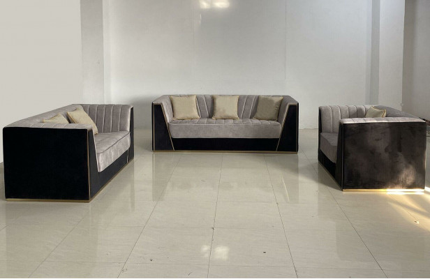Design Sofas Polstermöbel Sofas Modern Luxus elegant Sëtzgrupp 3+2+1 Sëtzer