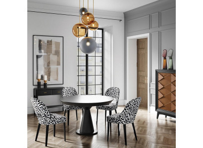 Iessgrupp Iesskichen Eck Iesszëmmerdësch Iesszëmmer Iessdësch Stull Dësch Holz Set 5tlg