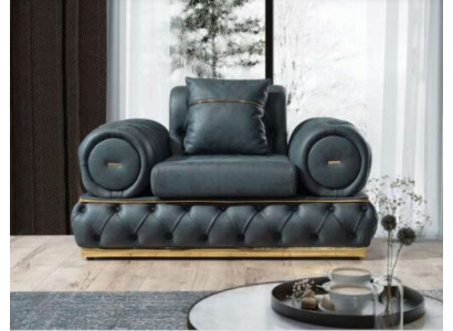 Fauteuil Chesterfield Sëtz Barock Rokoko Klassesch Miwwelen Wunnzëmmer Polster Nei