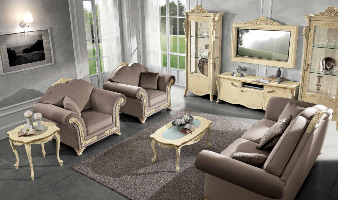 Sesel 1 Sëtz Wunnzëmmer Relax Design Miwwel Italienesch Ariichtung Italien