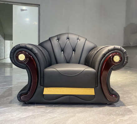 Luxus Sessell Chesterfield Einsitzer Couchemiwwel Ariichtung Canapé 1er