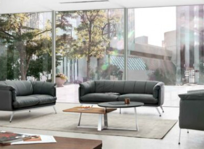 Wunnzëmmer Set Sofagarnitur Couch Garnitur 3+2+1 Designersofa Dësch.