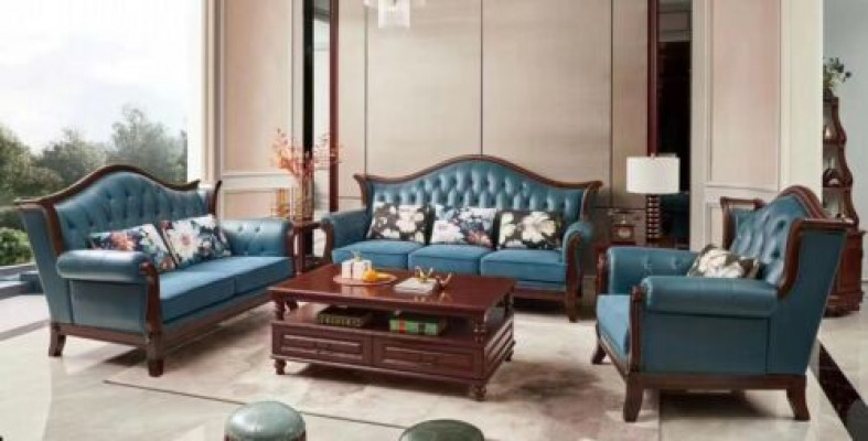 Sofagarnitur Set 3+2+1 Sëtzer Wunnzëmmer Garnitur 3tlg Modern