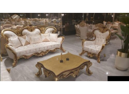 Sofagarnitur 3+1 Sëtzsofa Grupp Sofa Still Sofa Couch Stoff Garnitur