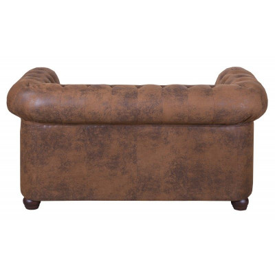 Chesterfield York Gobi 2-Sëtz Lieder Canapé Polster Sofas Couchen Nei