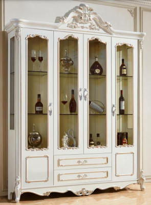 Vitrinnen Schiefers Vitrinnen Holz Luxus Wunnzëmmer Miwwele Schaf Barock