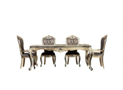 Klasseschen Iessdësch Dësch Barock Dëscher Iessdëscher Holzdësch 208x108 cm