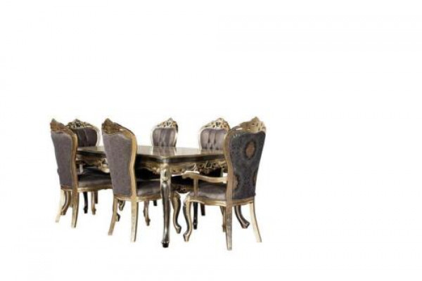 Klasseschen Iessdësch Dësch Barock Dëscher Iessdëscher Holzdësch 208x108 cm