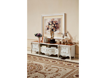 Barock Sideboard Schaf Regal Schief Möbel Fernsehsockel Kommode