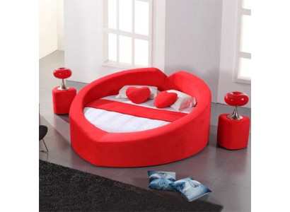 Designer Bett a Form vun engem Häerz Hochzäitsrees Bett Luxus Bettgestell Bordell Bett