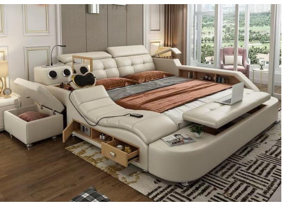 Multifunktiouns Bett Luxus Design Lieder Better Duebel Regal 180x200cm