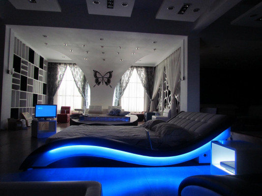 Luxus Bett Design Better Digital USB Schlofzëmmer Miwwelen Lieder Duebel