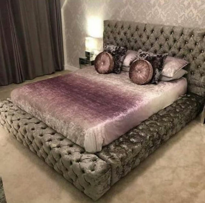 Chesterfield Duebelbett Miwwel 180x200 Polster Textil Better Luxus Design Kader