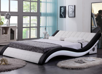 Bett Design Digital USB Better Luxus Schlofzëmmer Miwwele Lieder Duebel