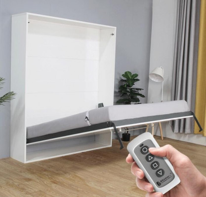 Elektrescht Schafsbett Bett Wandbett Fernsteierung Schranken Better Schaf Nei