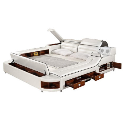 Multifunktiouns-Bett Duebel Better Hotel XXL grouss Polster Better USB Sound