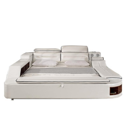 Multifunktiouns-Bett Duebel Better Hotel XXL grouss Polster Better USB Sound