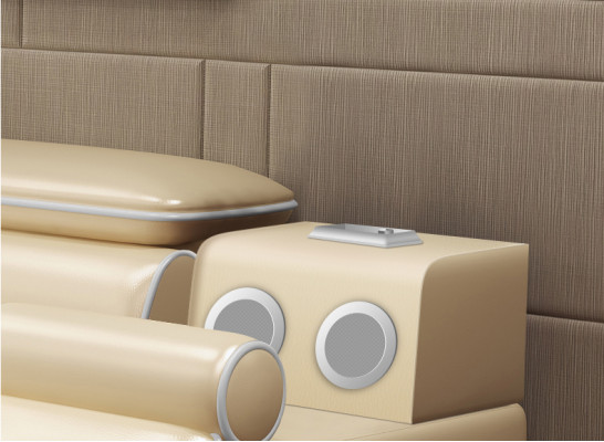 Multifunktionale Bett Tresor Wärmebett USB Sound Duebel Better Funktioun Nei