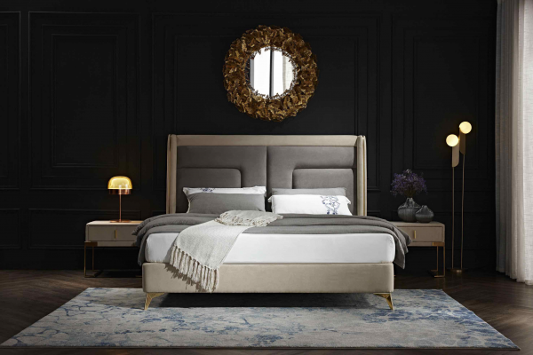 Better 180x200cm Better Duebel Hotel Schlofzëmmer Luxus Bett Design
