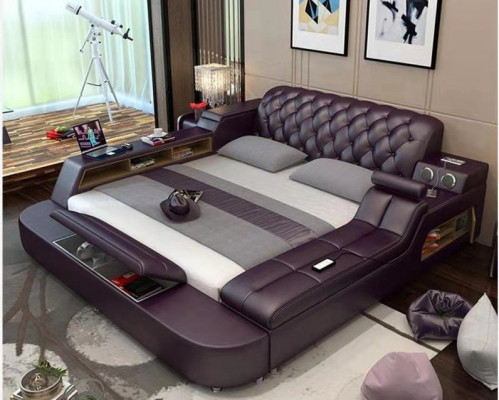 Design Bett XXL Grouss Better Lieder Hotel Polster 180x200 Multifunktion Regal