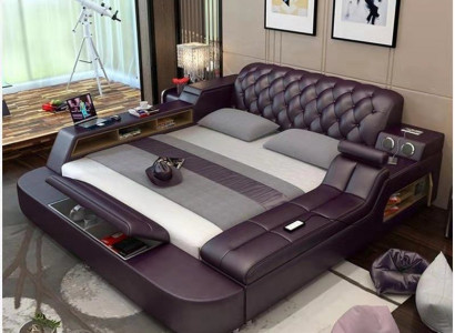Design Bett XXL Grouss Better Lieder Hotel Polster 180x200 Multifunktion Regal