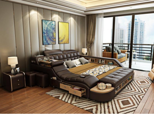Multifunktionell Better Luxus Lieder Bettsécher Modern Hotel Massage Funktioun Nei