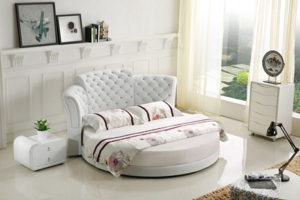 Chesterfield Rondbett Miwwelen Polsterbette Schlofzëmmer Miwwelen Liederbett Hotel
