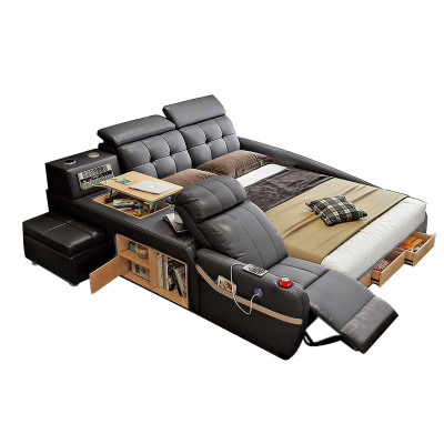 Multifunktion Deluxe Better Massage Funktioun Bett Hotel Polster Led USB Radio
