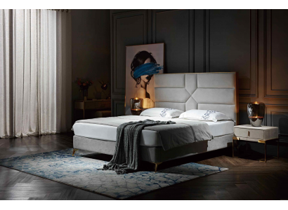 Luxus Design Bett Polster Duebel Hotel Better Koppel 180x200cm Schlofzëmmer