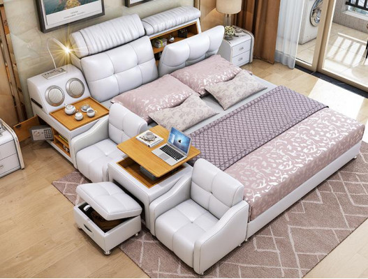 Bettgestell Betten 180x200cm Hotel Multifunktion Bett Duebelbetter