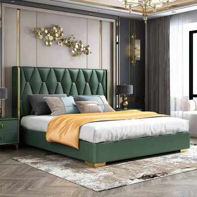 Modern Better Luxus Schlofzëmmer Italien Neit Bett Design Luxus Duebel.