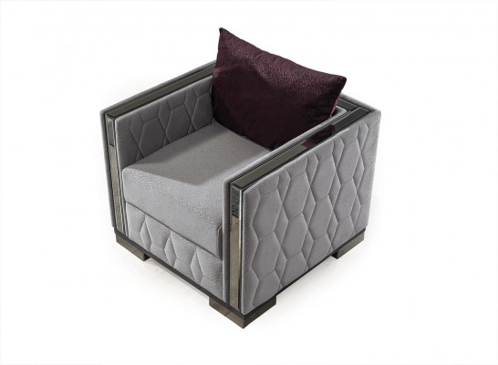 Sëlwer Sofagarnitur Couch Sëtzkëssen Sofagarnitur 3+1 Sëtzer Sahara 3+1 Sëtzer Couchen.