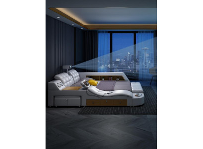 Bett Multifunktioun Better tv Beamer USB LED Massage Funktioun Hotel Luxus