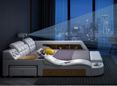 Bett Multifunktioun Better tv Beamer USB LED Massage Funktioun Hotel Luxus