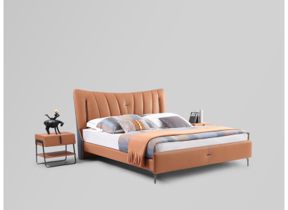 Duebelbett Ehe-Bett Designerbett NEI 180x200cm Designer Polsterbett Bett
