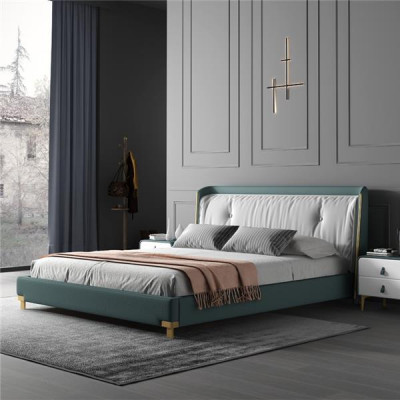 Duebelbett Better Design Polster Schlofzëmmer 180x200cm Modern Holz