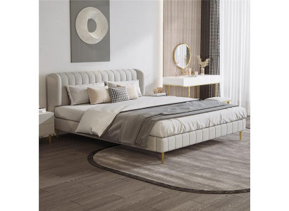 Better Duebel Schlofzëmmer Luxus Chesterfield Designer Bett Lieder Hotel