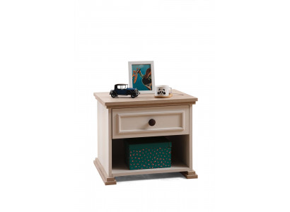 Design Modern Miwwelen Nopeschdësch Kanner Säitentabell Jugendzëmmer Beige Holz