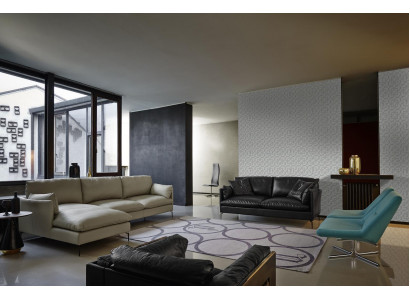 Perfekti Wunnzëmmer Set Besteet aus Ecksofa L Form an Sofa 2 Sëtzer