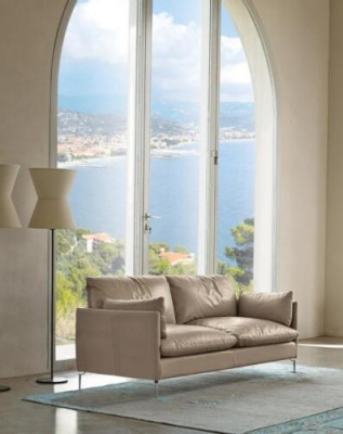 Perfekti Wunnzëmmer Set Besteet aus Ecksofa L Form an Sofa 2 Sëtzer