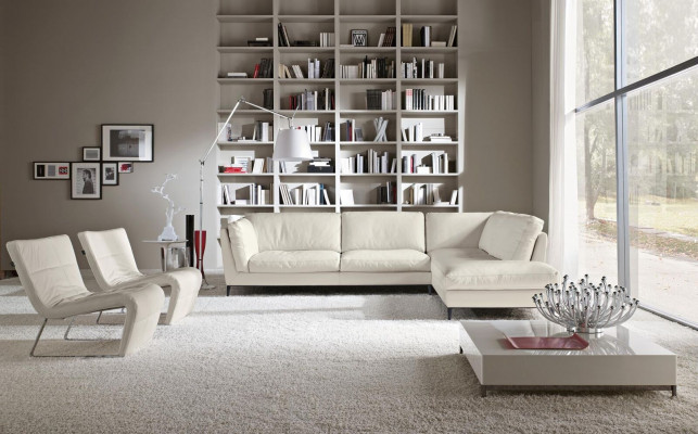 Prianera Canapé Eckcanapé Wunnzëmmer Design Lieder Modern L-Form