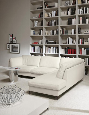Prianera Canapé Eckcanapé Wunnzëmmer Design Lieder Modern L-Form