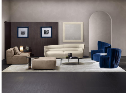 Sofa-Set 3+1+1 Sëtz Zëmmer Set Sofa Fauteuil Sofa Nei Set 3 Stéck