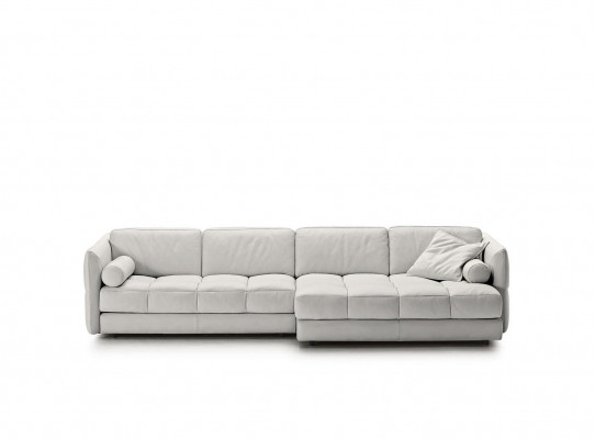 Designer Liedersefa Ecksefa Polster Eck Couch Sëtz Eck L Form Garnitur Sofa Nei