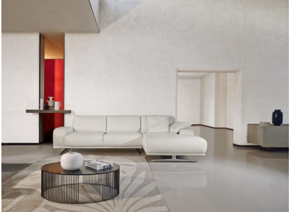 Ecksofa L Form Luxus Wunnzëmmer Miwwelen Sofa Design Wäiss Italienesch Miwwelen Nei