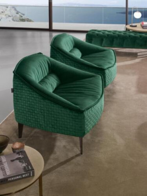 Luxus Garnitur Set 2tlg Sofagarnitur 3+1 Sëtz Modern Sofa an Fauteuil