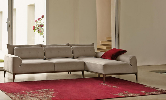 Design Ecksofa L Form Luxus Miwwel Sofa Grau Design Wunnzëmmermiwwel Italienesch