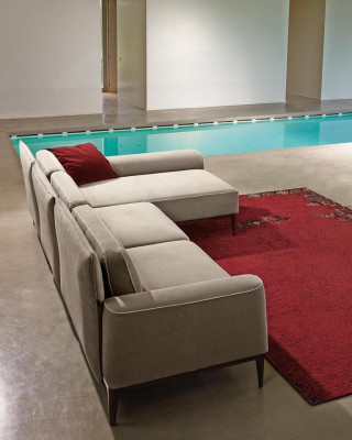 Design Ecksofa L Form Luxus Miwwel Sofa Grau Design Wunnzëmmermiwwel Italienesch
