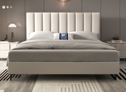 Design Holzdieren Lieder Better 180x200cm Miwwelen Schlofkummer Hotelbetter